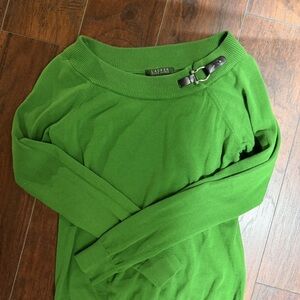 Ralph Lauren Green Cowl Neck Sweater